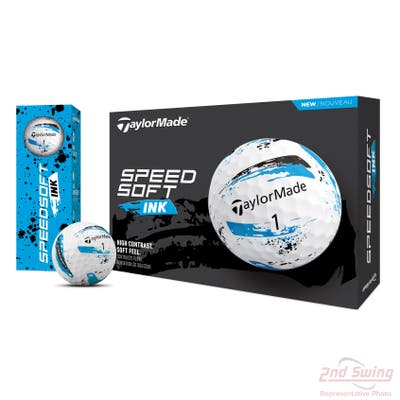 TaylorMade 2024 Speedsoft Ink Blue Golf Balls
