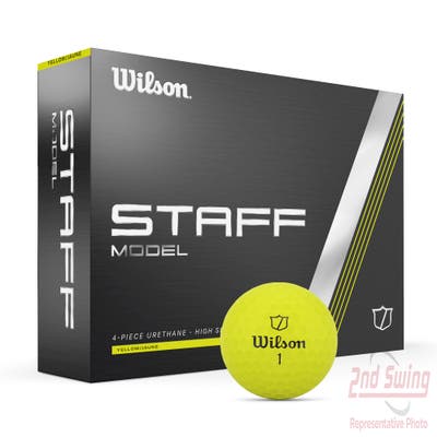 Wilson Staff 2024 Staff Model Yellow Golf Balls