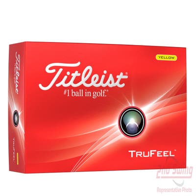 Titleist 2024 TruFeel Yellow Golf Balls