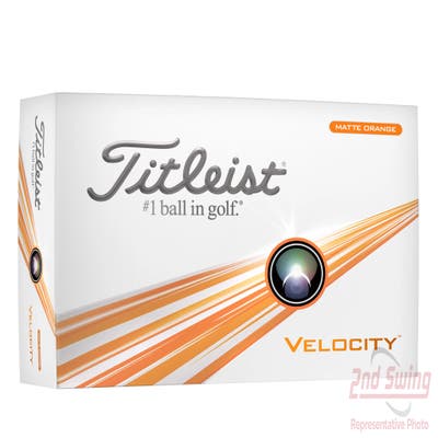 Titleist 2024 Velocity Matte Orange Golf Balls