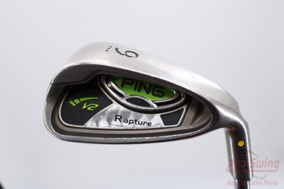 Ping Rapture V2 Single Iron 9 Iron Ping AWT Steel Stiff Right Handed Yellow Dot 36.0in