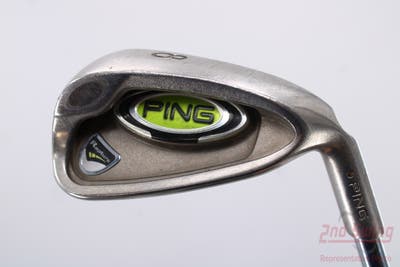 Ping Rapture Single Iron 8 Iron Stock Steel Shaft Steel Right Handed Black Dot 36.5in