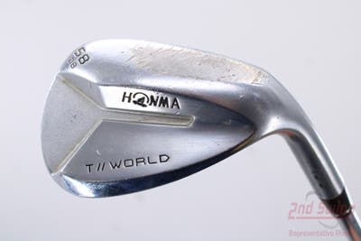 Honma TW-W Wedge Lob LW 58° 8 Deg Bounce Nippon NS Pro Modus 3 125 Wdg Steel Wedge Flex Right Handed 35.25in