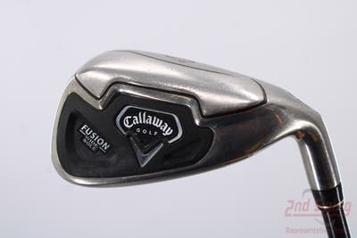 Callaway Fusion Wide Sole Single Iron Pitching Wedge PW Callaway Stock Graphite Graphite Senior Right Handed 35.5in