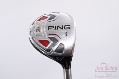 Ping i15 Fairway Wood 3 Wood 3W 15.5° UST Proforce Axivcore Red 79 Graphite Regular Right Handed 43.0in