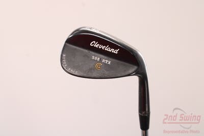 Cleveland 588 RTX 2.0 Black Satin Wedge Gap GW 52° 10 Deg Bounce Cleveland ROTEX Wedge Steel Stiff Right Handed 35.25in