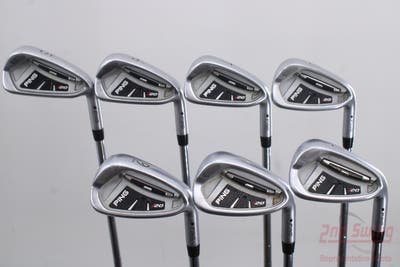 Ping I20 Iron Set 5-PW AW Ping CFS Steel Stiff Right Handed Black Dot 38.25in