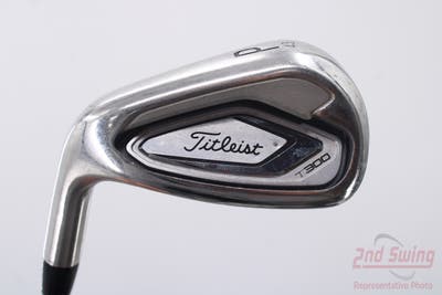 Titleist T300 Single Iron Pitching Wedge PW 43° True Temper AMT Red R300 Steel Regular Left Handed 35.75in