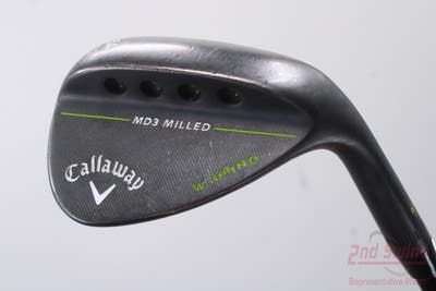 Callaway MD3 Milled Black W-Grind Wedge Sand SW 54° 12 Deg Bounce W Grind Mitsubishi MMT 85 Graphite Stiff Right Handed 35.5in