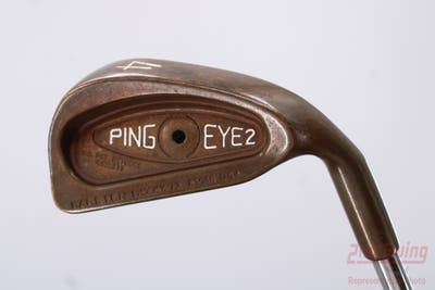Ping Eye 2 Beryllium Copper Single Iron 4 Iron Ping Microtaper Steel Stiff Right Handed Black Dot 38.5in