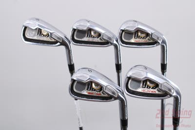 TaylorMade Tour Burner Iron Set 6-PW Stock Steel Shaft Steel Stiff Right Handed 37.25in