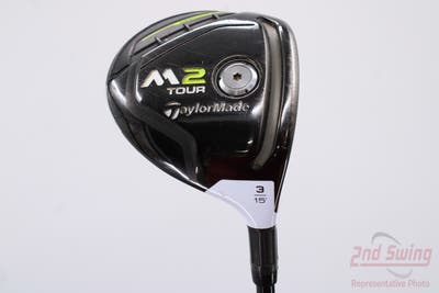 TaylorMade M2 Tour Fairway Wood 3 Wood 3W 15° MRC Kuro Kage Silver TiNi 70 Graphite Stiff Right Handed 43.25in