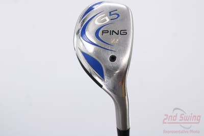 Ping G5 Hybrid 4 Hybrid 22° Grafalloy ProLaunch Blue HY Graphite Regular Right Handed 39.25in