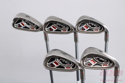 Ping G15 Iron Set 6-PW Nippon NS Pro 1050GH Steel Stiff Right Handed Red dot 37.5in