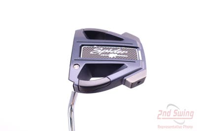 Mint TaylorMade Spider EX Navy Single Bend Putter Face Balanced Steel Left Handed 35.0in