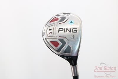 Ping i15 Fairway Wood 3 Wood 3W 15.5° Stock Graphite Shaft Graphite Regular Right Handed 42.75in