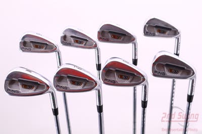 Ping S57 Iron Set 3-PW FST KBS Tour Steel X-Stiff Right Handed Green Dot 38.0in