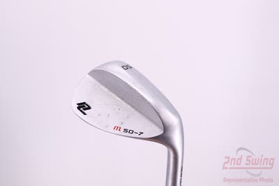 New Level M-Type Forged Satin Chrome Wedge Gap GW 50° 7 Deg Bounce Stock Steel Wedge Flex Right Handed 35.25in