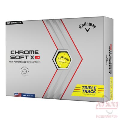 Callaway Chrome Soft X LS TT 22 Yellow Golf Balls
