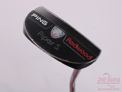 Ping Redwood Piper Black Satin Putter Steel Right Handed Black Dot 35.0in