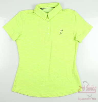 New W/ Logo Womens Under Armour Golf Polo Small S Green MSRP $65 UW0467