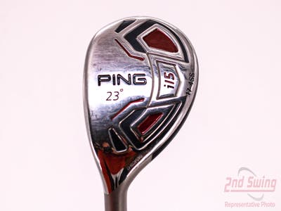Ping i15 Hybrid 4 Hybrid 23° UST Proforce Axivcore Red 85 Graphite Tour Stiff Left Handed 39.75in