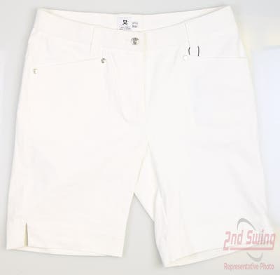 New Womens Daily Sports Golf Shorts 8 White MSRP $124