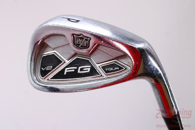 Wilson Staff FG Tour V2 Single Iron Pitching Wedge PW Stock Steel Shaft Steel Stiff Right Handed 35.75in