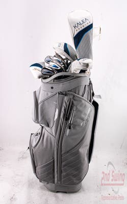 Mint TaylorMade Kalea Premier Light Grey Complete Golf Club Set Graphite Ladies Right Handed