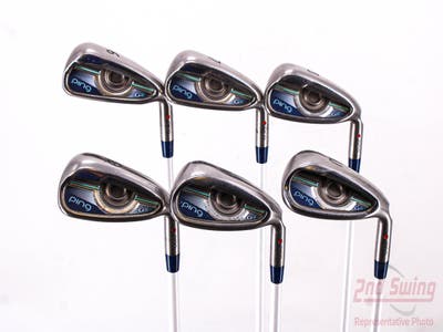 Ping G LE Iron Set 6-PW GW ULT 230 Ultra Lite Graphite Ladies Right Handed Red dot 37.25in