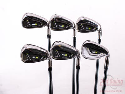TaylorMade 2019 M2 Iron Set 7-PW GW SW TM Reax 55 Graphite Senior Right Handed 37.0in
