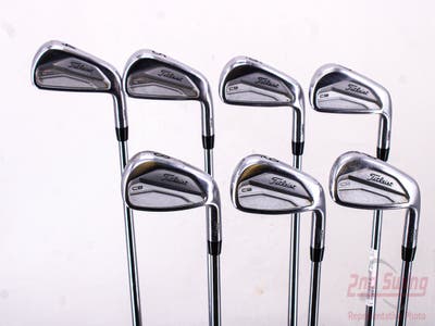 Titleist 620 CB Iron Set 4-PW Project X Rifle 6.5 Steel X-Stiff Right Handed 38.75in