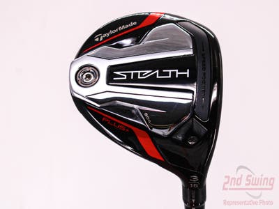Mint TaylorMade Stealth Plus Fairway Wood 3 Wood 3W 15° PX HZRDUS Smoke Red RDX 75 Graphite Stiff Right Handed 43.5in