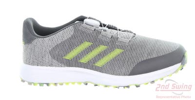 New Mens Golf Shoe Adidas S2G SL BOA 12 Gray/Yellow MSRP $110 FW6313