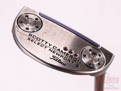 Mint Titleist Scotty Cameron 2018 Select Newport 3 Putter Strong Arc Steel Right Handed 33.0in