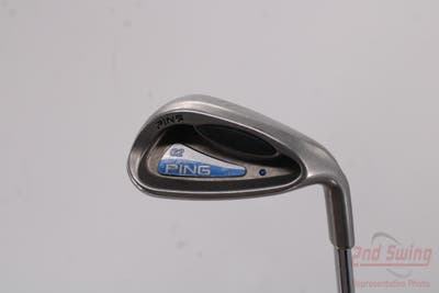 Ping G2 Wedge Sand SW Stock Steel Shaft Steel Stiff Right Handed Blue Dot 35.25in