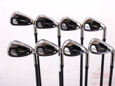Callaway Rogue ST Max OS Lite Iron Set 6-SW Project X Cypher 50 Graphite Senior Right Handed 37.25in
