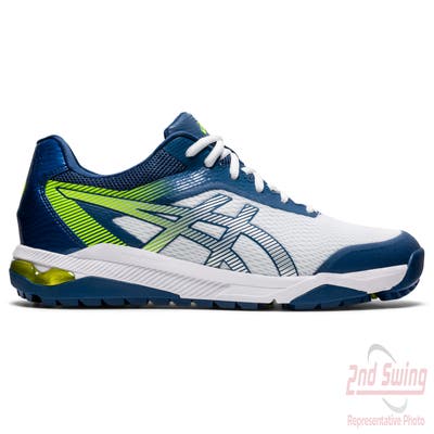 New Mens Golf Shoe Asics GEL Course ACe Medium 8.5 White/Pure Silver MSRP $150