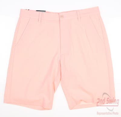 New Mens Footjoy Performance Seersucker Shorts 34 Quartz Pink MSRP $95 26879