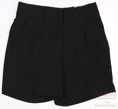 New Womens Nike Golf Shorts X-Small XS Black MSRP $70