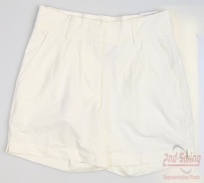 New Womens Nike Golf Shorts X-Small XS White MSRP $70