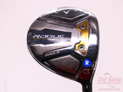Mint Callaway Rogue ST Max Draw Fairway Wood 3 Wood 3W 16° Project X Cypher 50 Graphite Regular Right Handed 43.25in