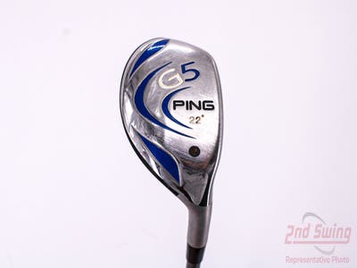 Ping G5 Hybrid 4 Hybrid 22° Ping TFC 100H Graphite Senior Right Handed 39.25in