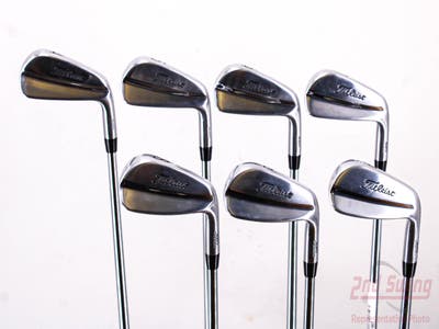 Mint Titleist 620 MB Iron Set 4-PW Project X Rifle 6.0 Steel Stiff Right Handed 38.0in