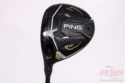 Ping G430 MAX Fairway Wood 3 Wood 3W 15° PX HZRDUS Smoke Red RDX 60 Graphite Regular Left Handed 43.0in