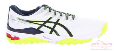 New Mens Golf Shoe Asics GEL Kayano Ace 9 White/Midnight MSRP $170 1111A209-100