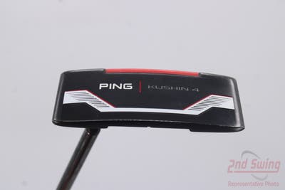 Ping 2021 Kushin 4 Putter Strong Arc Steel Left Handed Black Dot 34.5in