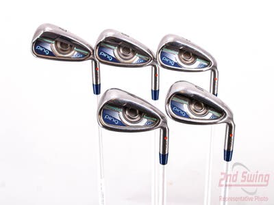 Ping G LE Iron Set 7-PW GW ULT 230 Ultra Lite Graphite Ladies Right Handed Orange Dot 36.5in