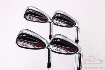 Ping G LE 2 Iron Set 7-PW ULT 240 Ultra Lite Graphite Ladies Right Handed Black Dot 36.75in