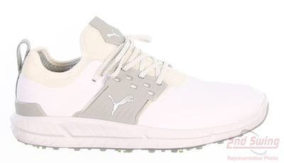 New Mens Golf Shoe Puma IGNITE Articulate 11 White/Silver/High Rise MSRP $180 376078 01
